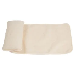 Die moderne Hausfrau Sesselkissen und Armlehnenschoner-Set, 3-teilig, Schurwolle creme