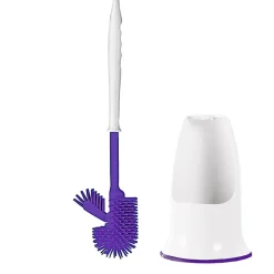 Die moderne Hausfrau Silikon WC-Bürste lila