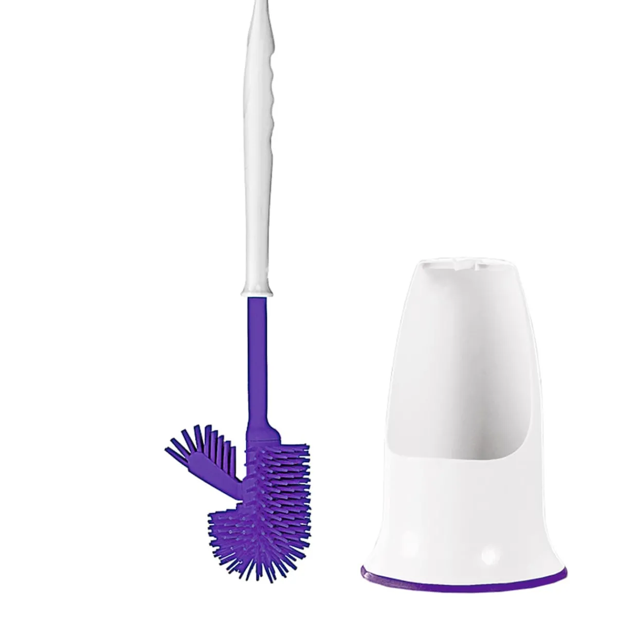 Die moderne Hausfrau Silikon WC-Bürste lila