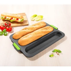 Die moderne Hausfrau Silikon-Brotbackform "Baguette"