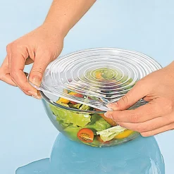 Die moderne Hausfrau Silikondeckel dehnbar, 4 Stück