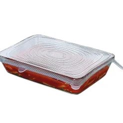 Die moderne Hausfrau Silikondeckel dehnbar, 4 Stück