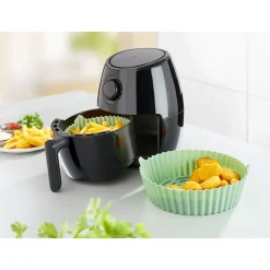 Die moderne Hausfrau Silikoneinlage für Heißluftfritteuse XXL (ØxH): 19x20 cm