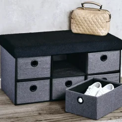 Die moderne Hausfrau Sitzbank mit Aufbewahrungsboxen