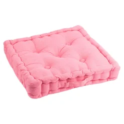 Die moderne Hausfrau Sitzkissen rosa