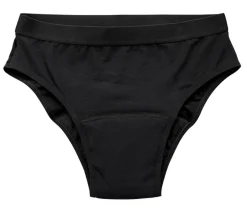 Die moderne Hausfrau Slip mit Saugeinlage Schwarz