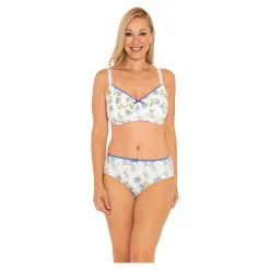 Damen Die moderne Hausfrau Slip mit Spitzenrand „Bettina“