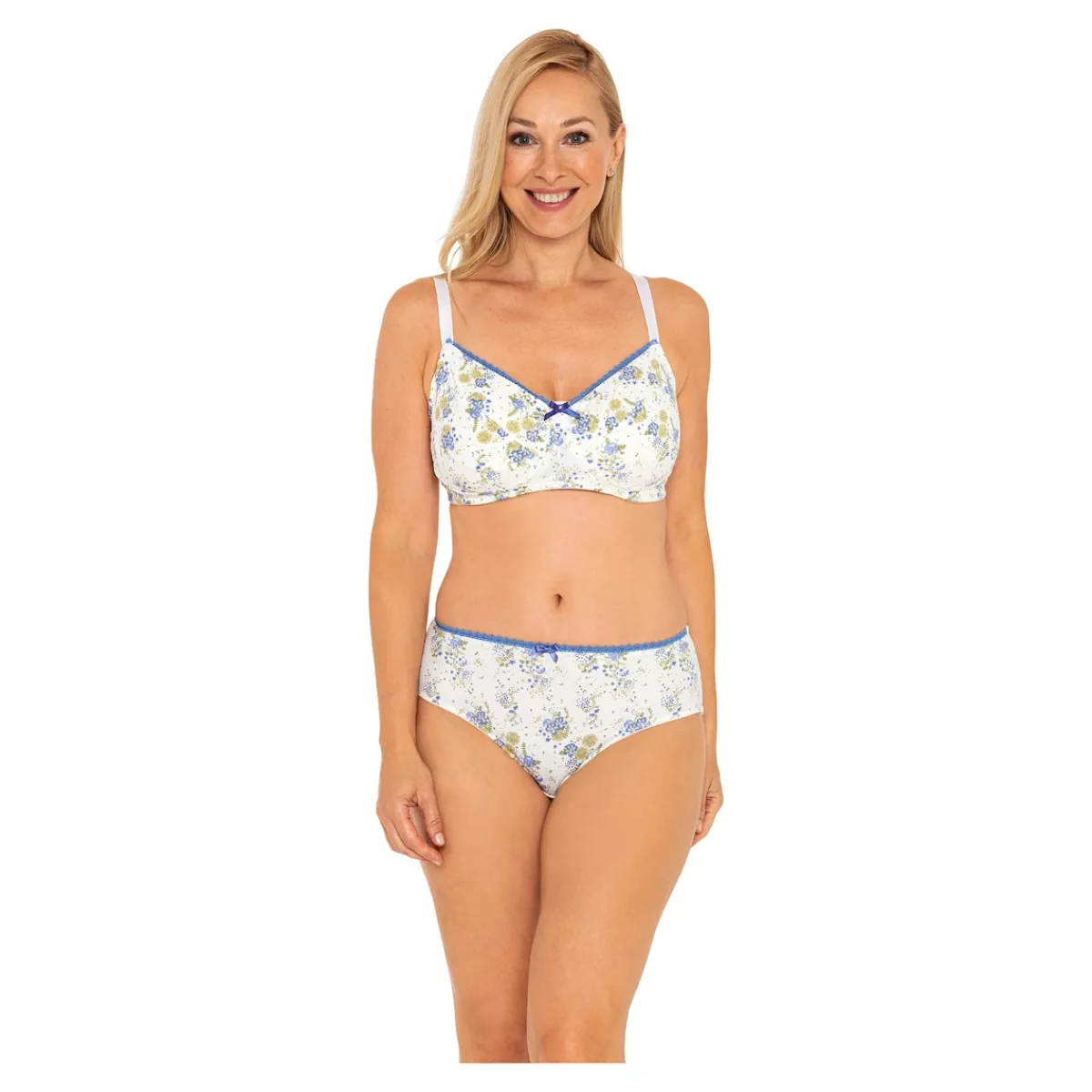 Damen Die moderne Hausfrau Slip mit Spitzenrand „Bettina“