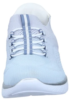 Damen Die moderne Hausfrau Slipper hellblau