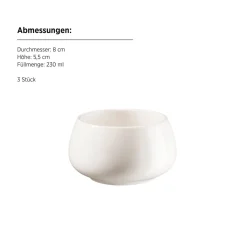 Die moderne Hausfrau Snackingset, Porzellan Taya