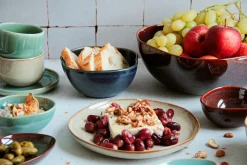 Die moderne Hausfrau Snacking-Set, Steinzeug Cordelia Braun