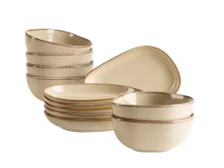 Die moderne Hausfrau Snacking-Set, Steinzeug Cordelia Sand