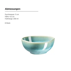 Die moderne Hausfrau Snacking-Set, Steinzeug Cordelia Grün