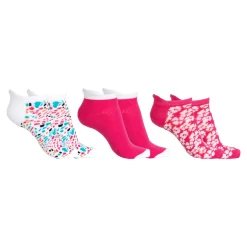 Die moderne Hausfrau Sneaker-Socken-Set „Pink Lady“, 3 Paar
