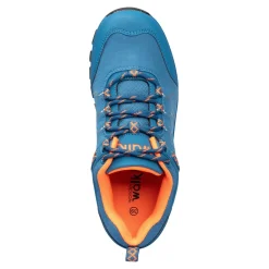 Damen Die moderne Hausfrau Softshell-Trekkingschuh unisex, wasserabweisend blau/orange