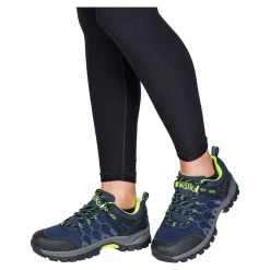 Damen Die moderne Hausfrau Softshell-Trekkingschuh unisex, wasserabweisend blau