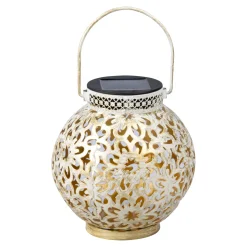 Die moderne Hausfrau Solar-Dekokugel „Blumenzauber“