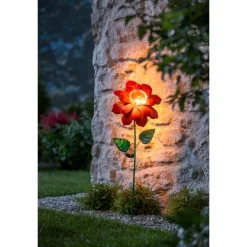 Die moderne Hausfrau Solar-Gartenstecker „Fiberglas-Traum“