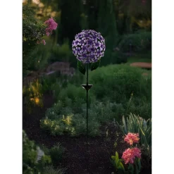 Die moderne Hausfrau Solar-LED-Gartenstecker "Hibiskus"