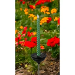 Die moderne Hausfrau Solar-LED-Gartenstecker "Kerzen", 2 Stück