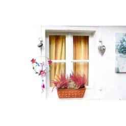 Die moderne Hausfrau Solar-LED-Hängedeko "Blütenzauber"