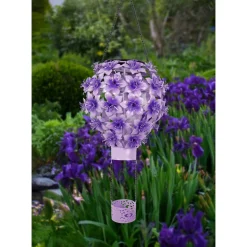 Die moderne Hausfrau Solar-LED-Hängeleuchte "Hibiskus"