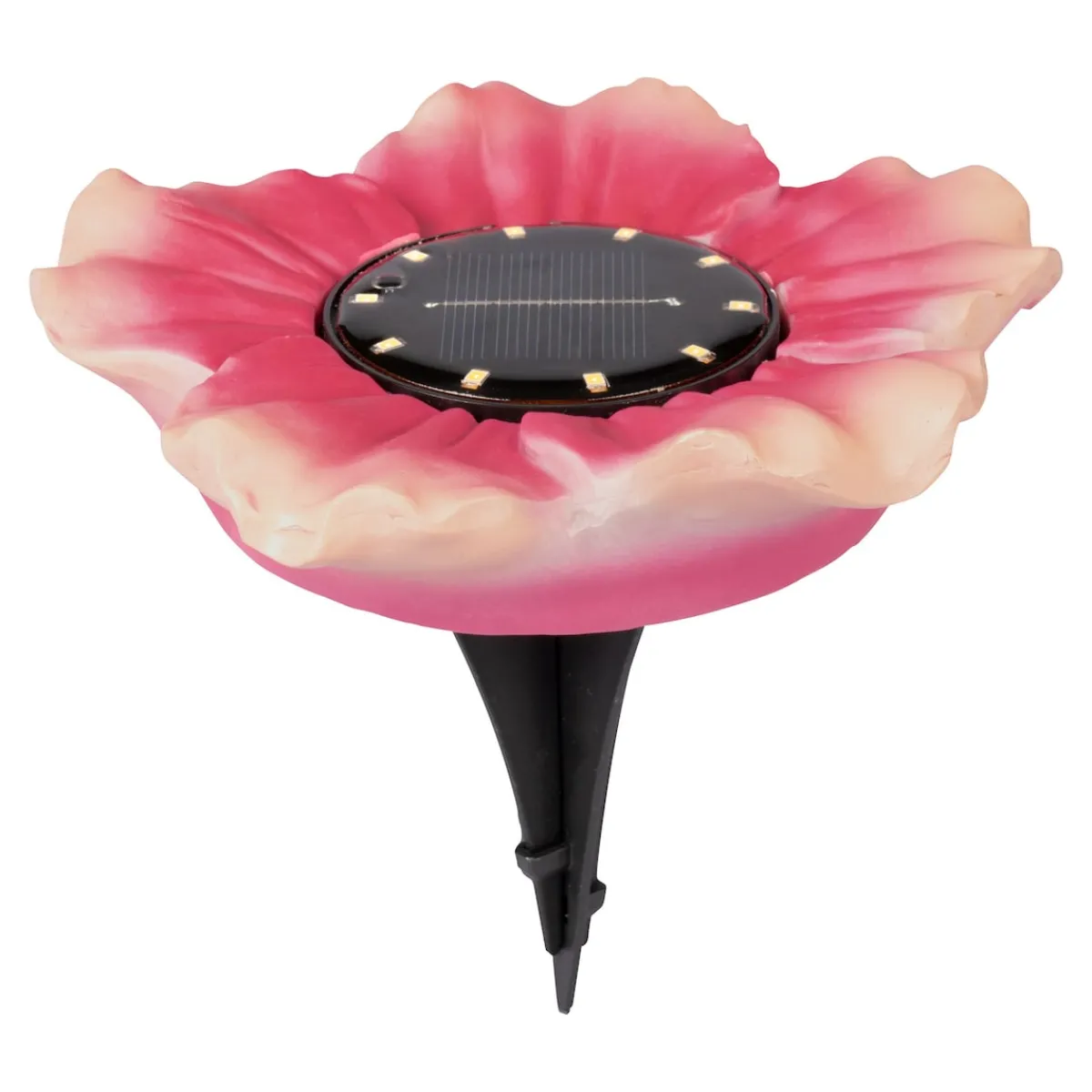 Die moderne Hausfrau Solar-LED-Leuchte „Flowers“ koralle