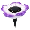 Die moderne Hausfrau Solar-LED-Leuchte „Flowers“ lila