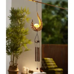 Die moderne Hausfrau Solar-LED-Windspiel "Oriental"