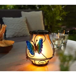 Die moderne Hausfrau Solar-Leuchte „Schmetterling“