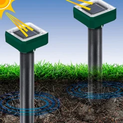 Die moderne Hausfrau Solar-Maulwurfvertreiber, 2 Stück