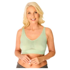 Damen Die moderne Hausfrau Sommer-BH grün
