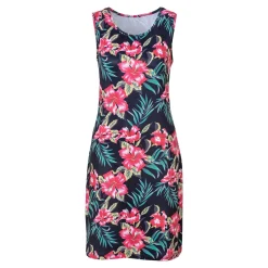 Damen Die moderne Hausfrau Sommerkleid „Hibiskus“