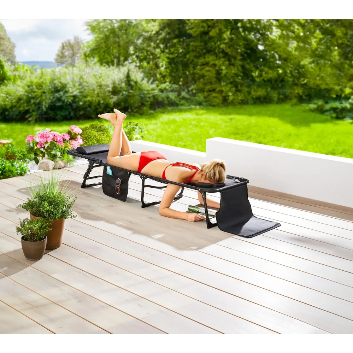 Die moderne Hausfrau Sonnenliege „Genial“