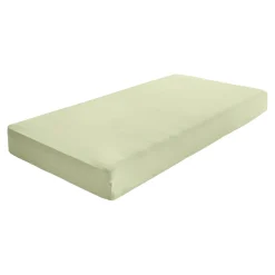 Die moderne Hausfrau Spannbettlaken, 100x200 cm, zartgrün