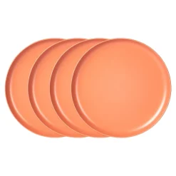 Die moderne Hausfrau Speiseteller „Basic“, 4 Stück apricot