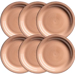 Die moderne Hausfrau Speiseteller-Set, Steingut LUMACA Grau