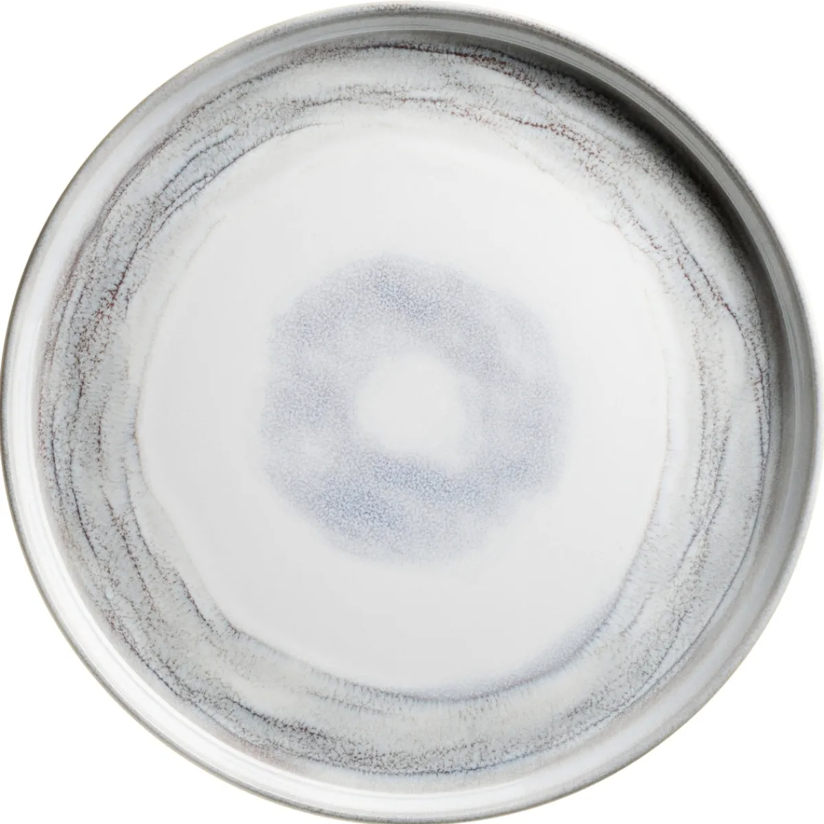 Die moderne Hausfrau Speiseteller-Set, Steinzeug TIEFER SEE Blau / Grün