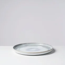 Die moderne Hausfrau Speiseteller-Set, Steinzeug TIEFER SEE Blau / Grün