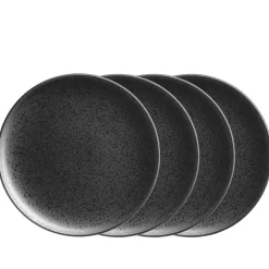 Die moderne Hausfrau Speiseteller-Set, Steinzeug Essential