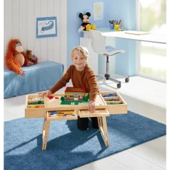 Die moderne Hausfrau Spiel- und Puzzletisch „3 in 1“