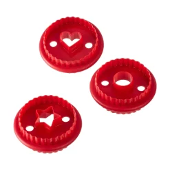 Die moderne Hausfrau Spitzbuben-Ausstecher-Set, 3 Stück