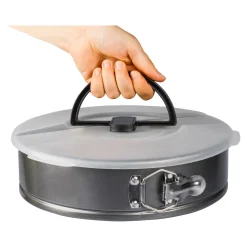 Die moderne Hausfrau Springform mit Transportdeckel