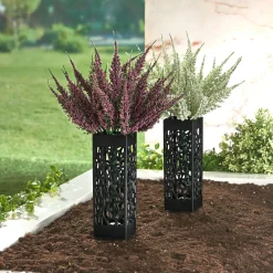 Die moderne Hausfrau Steckvase, 2 Stück