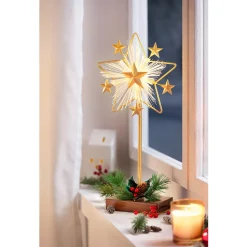 Die moderne Hausfrau Stern mit Ständer „Sternenstaub“