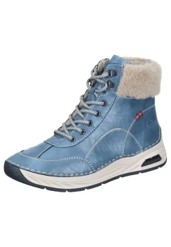 Damen Die moderne Hausfrau Stiefel blau