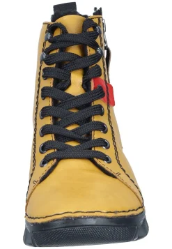 Damen Die moderne Hausfrau Stiefel gelb