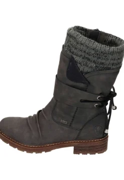 Damen Die moderne Hausfrau Stiefel grau