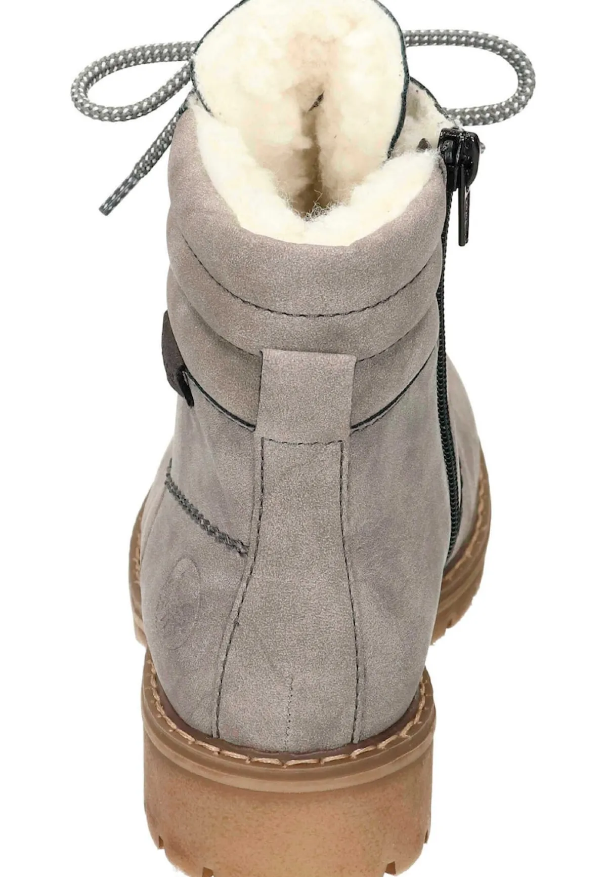Damen Die moderne Hausfrau Stiefeletten grau