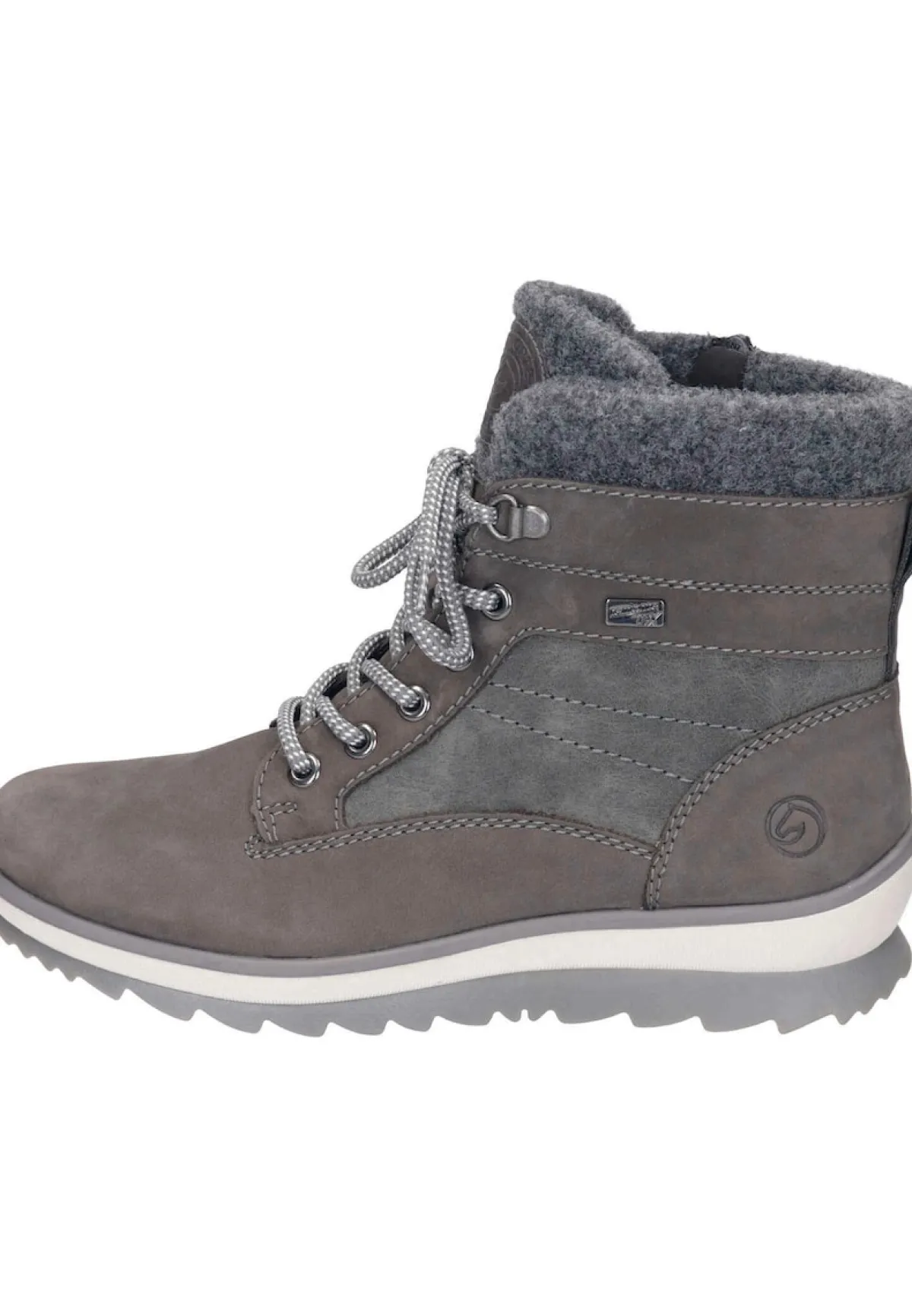 Damen Die moderne Hausfrau Stiefeletten hellgrau